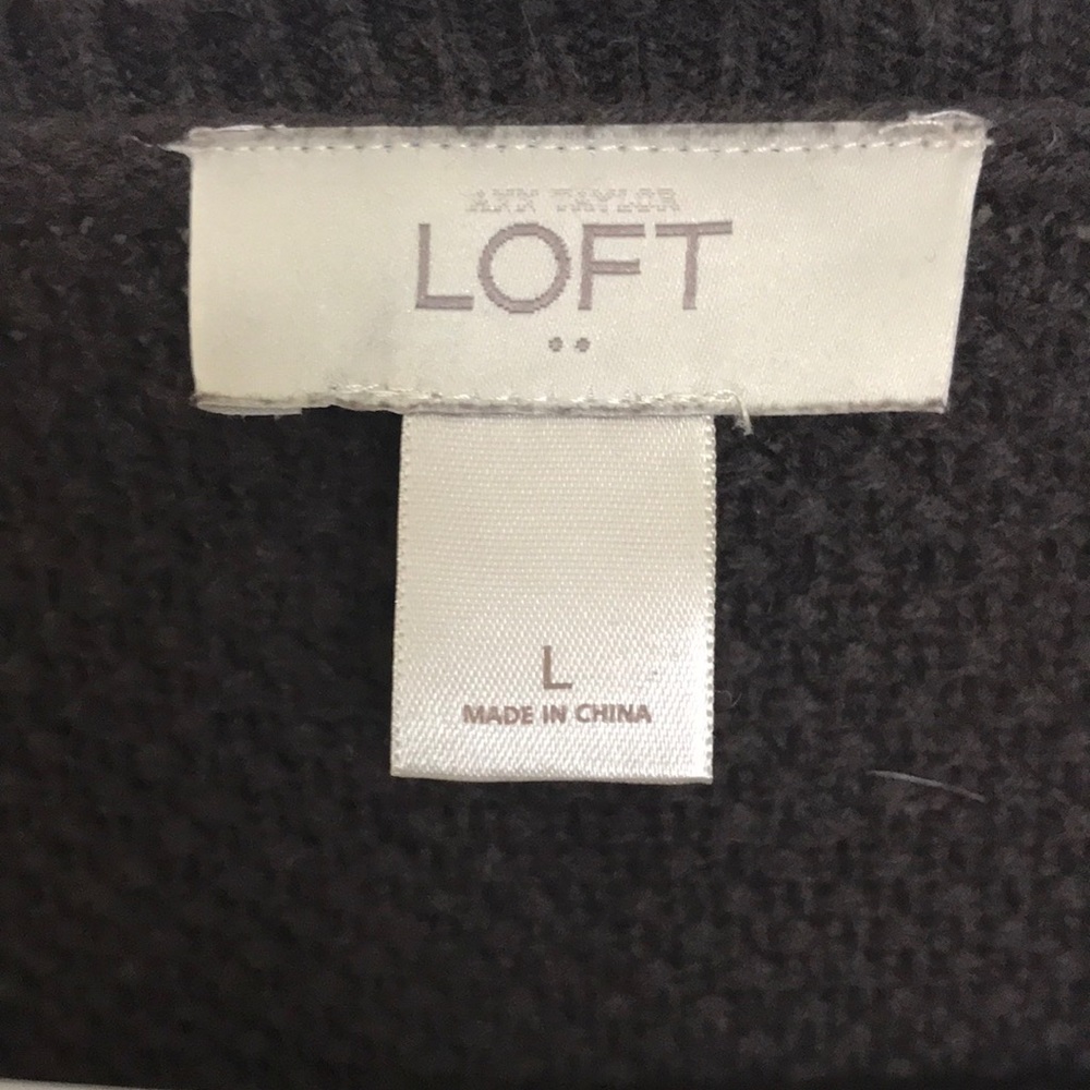 Loft brown sweater. Very comfy. - Picture 2 of 2